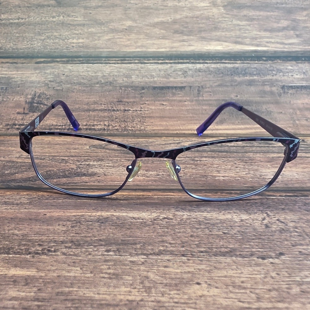 Converse All Star A203 Purple Patterned Eyeglasses Frames 50-16-135